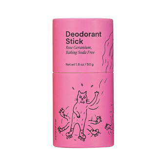 Rose Geranium Baking Soda Free Deodorant Stick