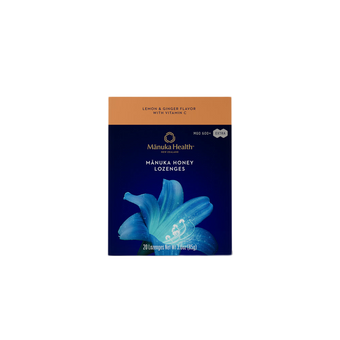 Mānuka Honey Lozenges, Lemon & Ginger With Vitamin C