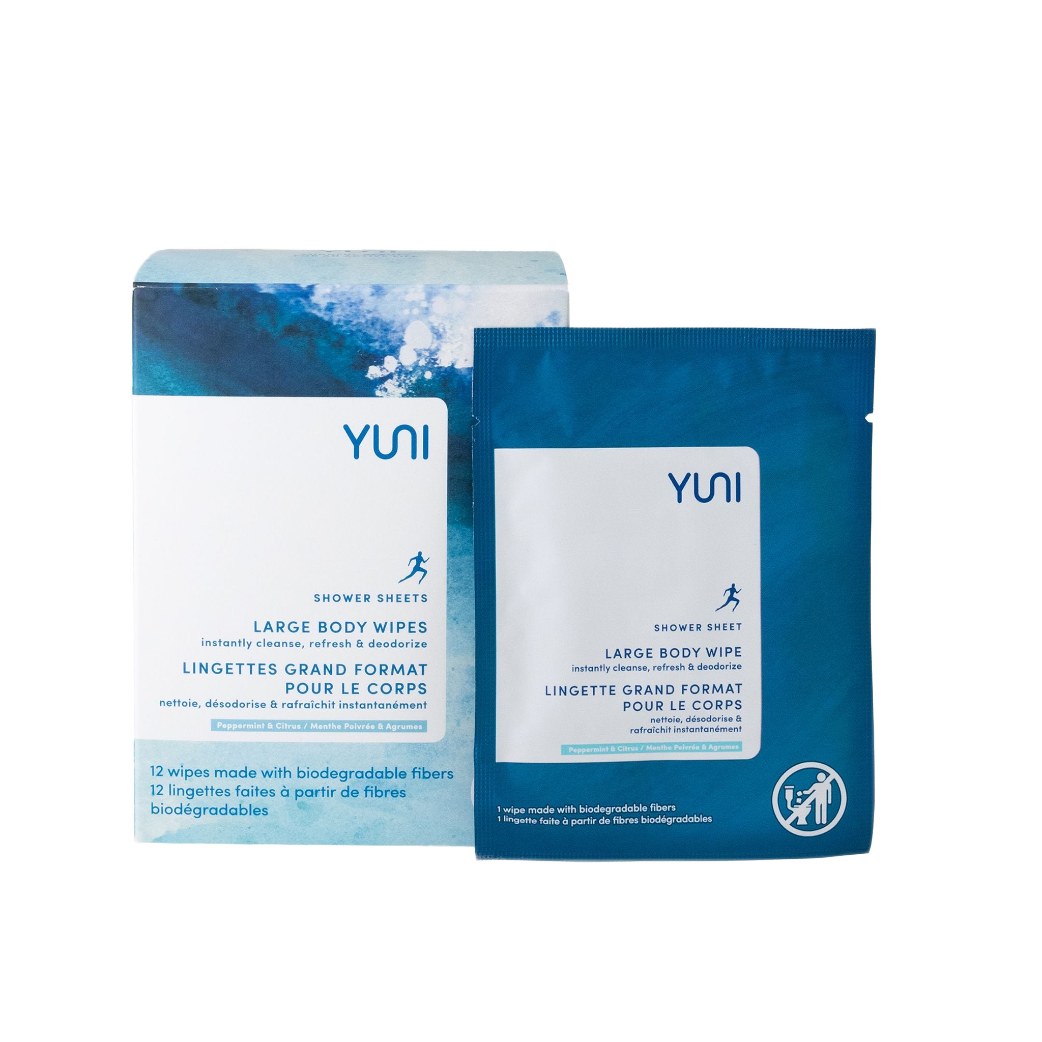 Shower Sheets - Peppermint Citrus