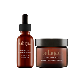 The Beauty Oil + Brightening Mask Duo