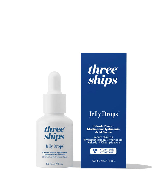 Three Ships-Jelly Drops Mushroom Hyaluronic Acid + Vitamin C Serum-Skincare-jelly-drops-kakadu-plum-mushroom-hyaluronic-acid-serum-1255782_2048x2048_a46e0226-e28f-4626-87ec-23105b21aeb9-The Detox Market | 0.5 oz