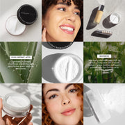 Bamboo Hyaluronic Loose Setting Powder - Makeup - Fitglow Beauty - loose-powder-grid - The Detox Market | 