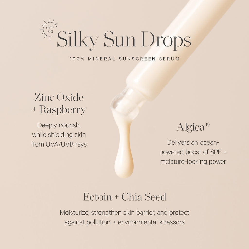 Kora Organics Silky Sun Drops 100% Mineral Sunscreen Serum Spf 30 | The ...