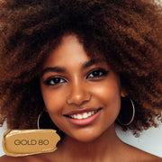 Blurring Ceramide Cream Foundation - Makeup - MOB Beauty - 02_PDP_MOBBEAUTY_BCCF_GOLD80_LIFESTYLE - The Detox Market | GOLD 80 meidum brown with gold undertones