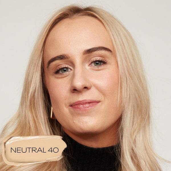 Blurring Ceramide Cream Foundation - Makeup - MOB Beauty - 03_PDP_MOBBEAUTY_BCCF_NEUTRAL40_LIFESTYLE - The Detox Market | NEUTRAL 40 medium-light with neutral undertones