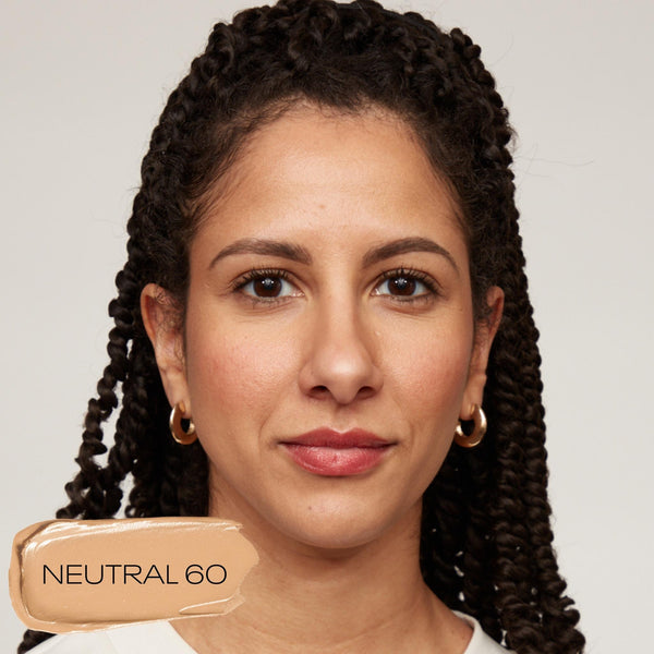 Blurring Ceramide Cream Foundation - Makeup - MOB Beauty - 03_PDP_MOBBEAUTY_BCCF_NEUTRAL60_LIFESTYLE - The Detox Market | NEUTRAL 60 medium to tan with neutral undertones