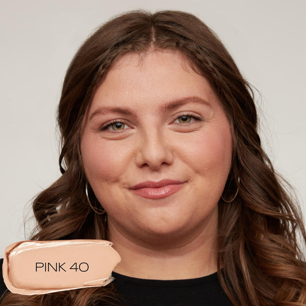 Blurring Ceramide Cream Foundation - Makeup - MOB Beauty - 03_PDP_MOBBEAUTY_BCCF_PINK40_LIFESTYLE - The Detox Market | PINK 40 medium-light with cool pink undertones
