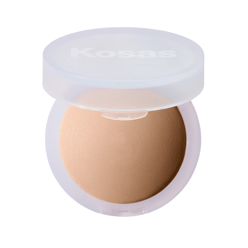 Kosas-Cloud Set Baked Setting & Smoothing Powder-Pillowy - Sheer Medium Tan-