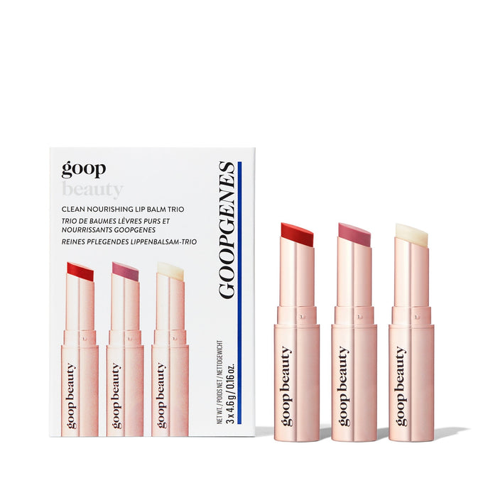 GOOPGENES Clean Nourishing Lip Balm Trio - Makeup - Goop - 2622942_GOOP_lipbalmtrio_Clear-Peony-Tomato_s_2 - The Detox Market | 