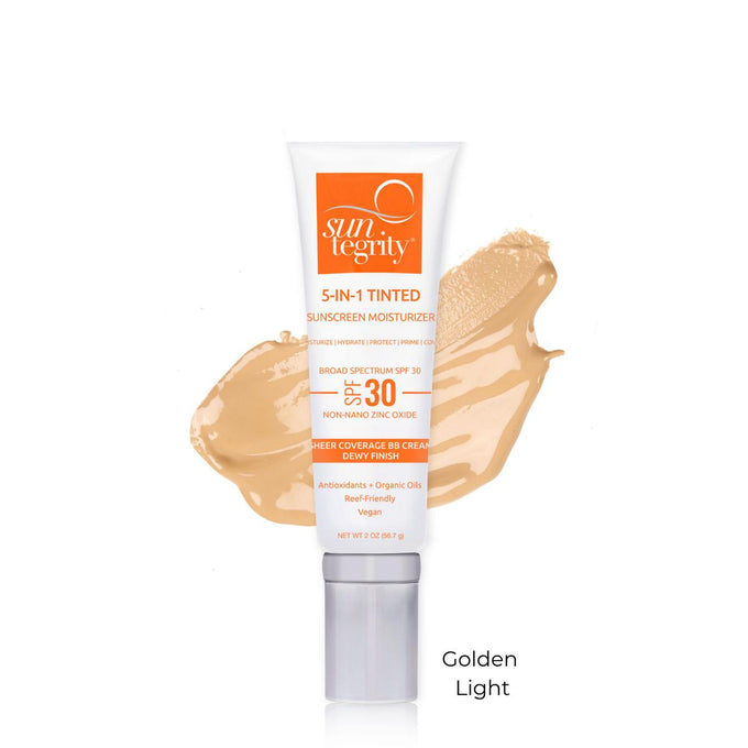 Suntegrity-5-IN-1 Tinted Sunscreen Moisturizer - Broad Spectrum SPF 30-Sun Care-35-in-1Tinted-GoldenLight_wswatch_name-The Detox Market | Golden Light
