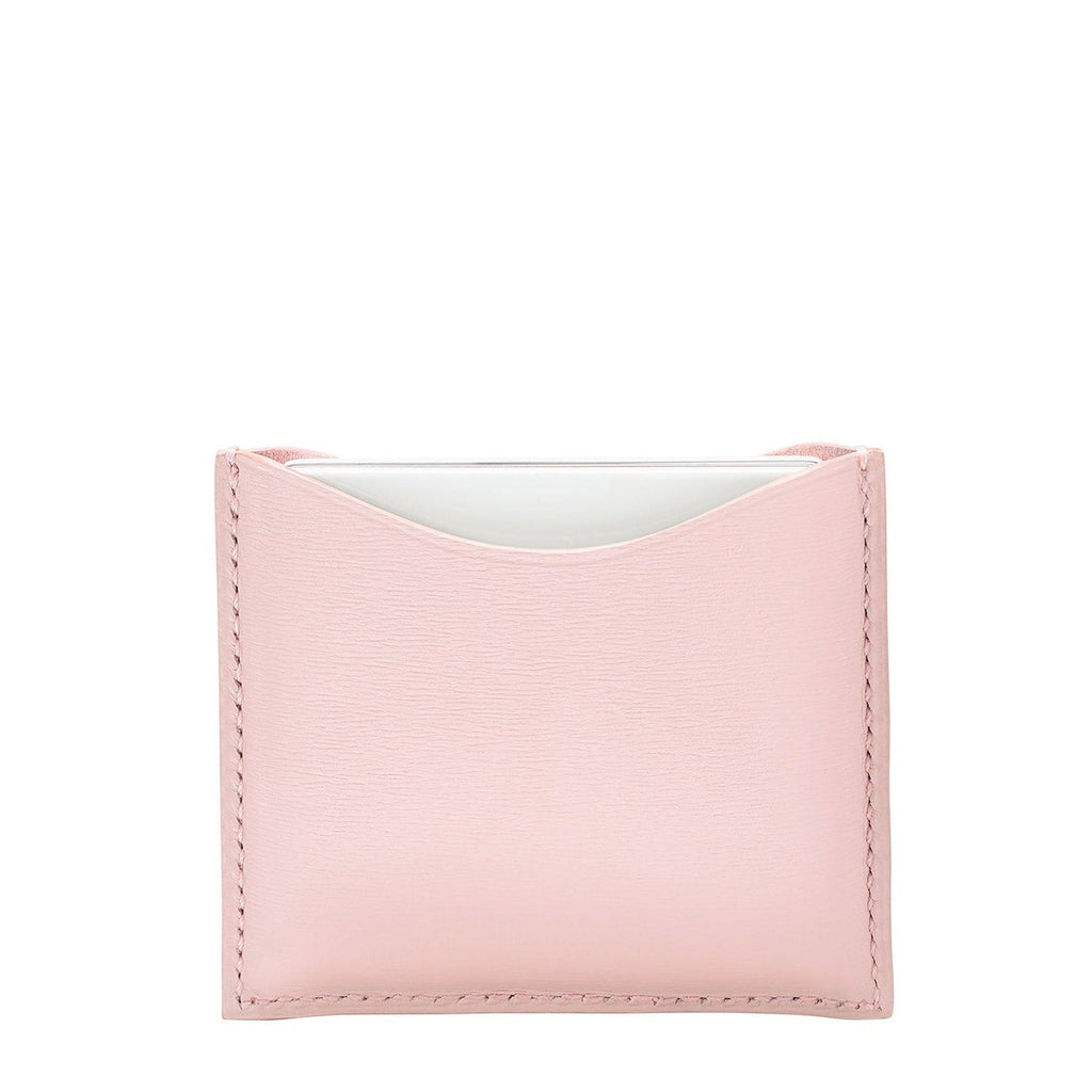 La bouche rouge, Paris-Refillable Fine Leather Compact Case - Pink-