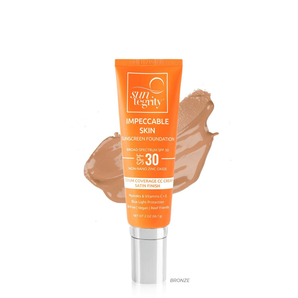 Suntegrity-Impeccable Skin SPF 30-Makeup-6ImpeccableSkinwSwatch-Bronze-The Detox Market | Bronze