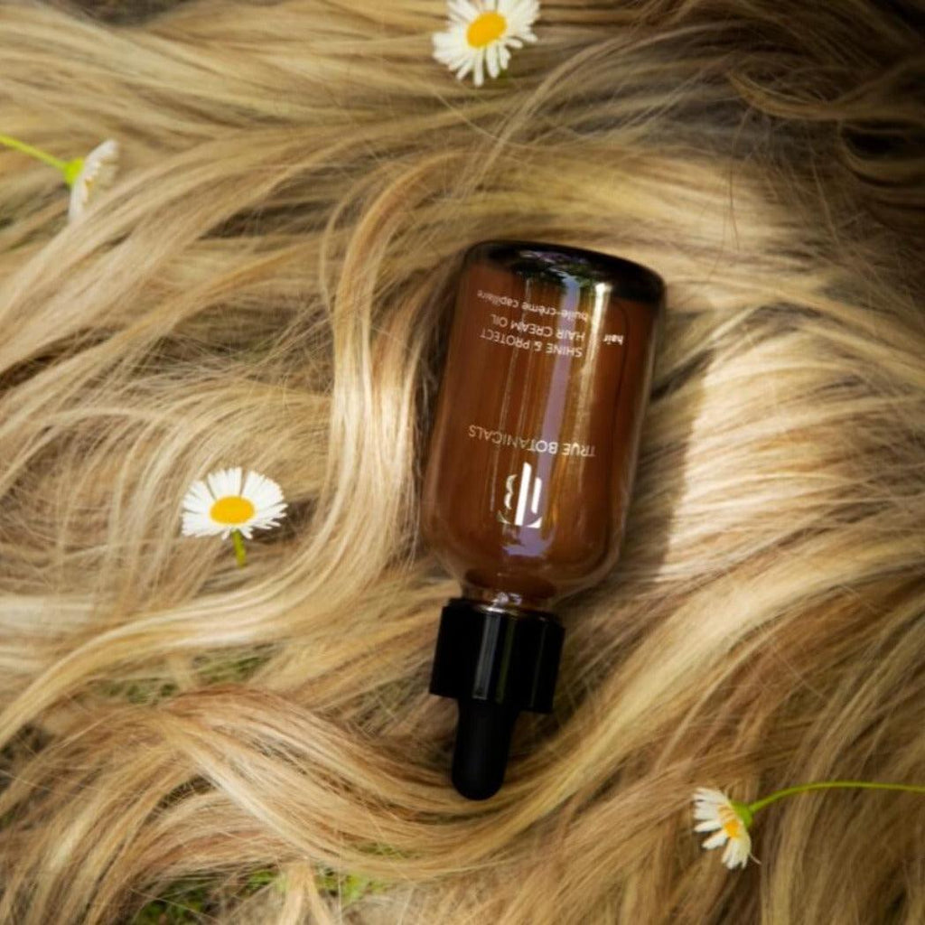 True Botanicals-Shine & Protect Hair Cream Oil-