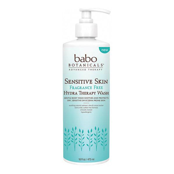 Babo Botanicals-Sensitive Skin Fragrance Free Hydra Therapy Wash-