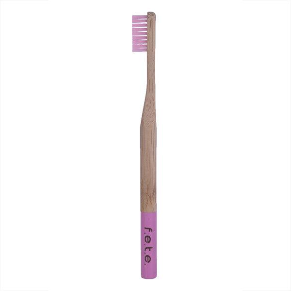 F.E.T.E.-Bamboo Toothbrush - Pink Soft-Pink Soft-