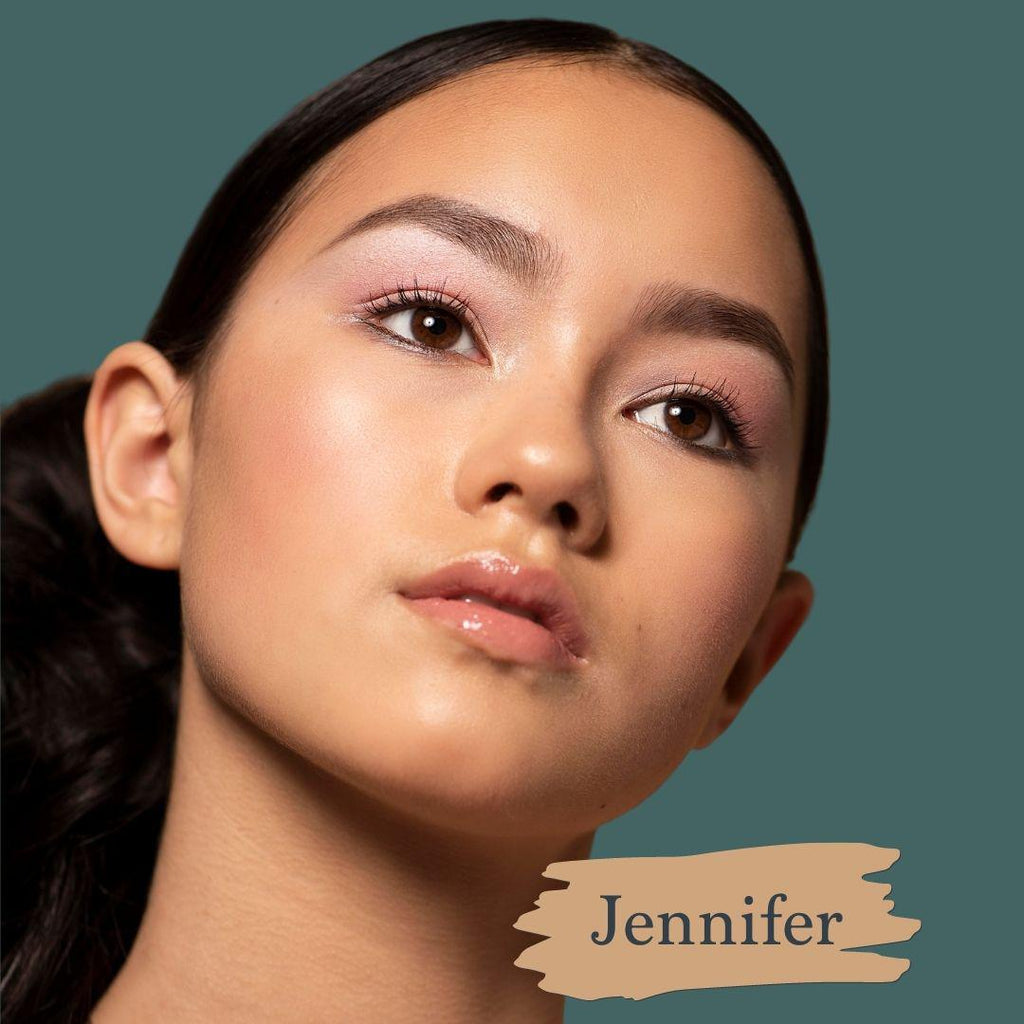 Essential Foundation - Makeup - Sappho New Paradigm - Jennifer_With_Swatch - The Detox Market | Jennifer