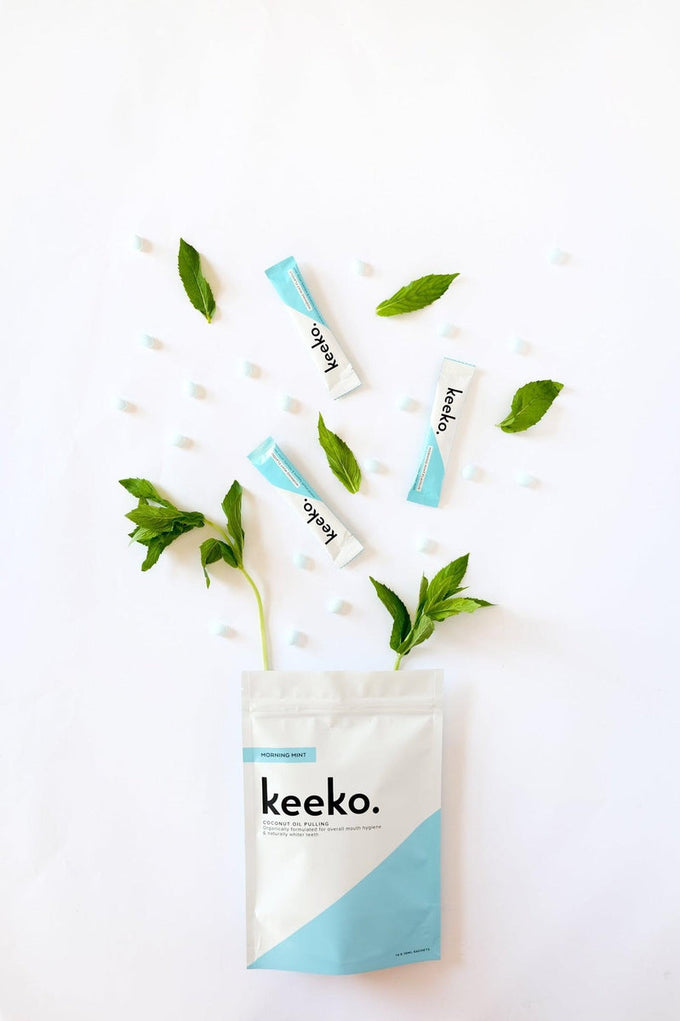 Keeko-Morning Mint Oil Pulling Sachets-