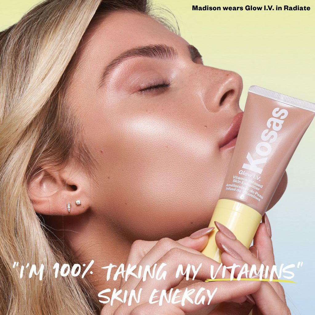 Glow I.V. Vitamin-Infused Skin Enhancer - Makeup - Kosas - V_PDP_05_CampaignHero - The Detox Market | 