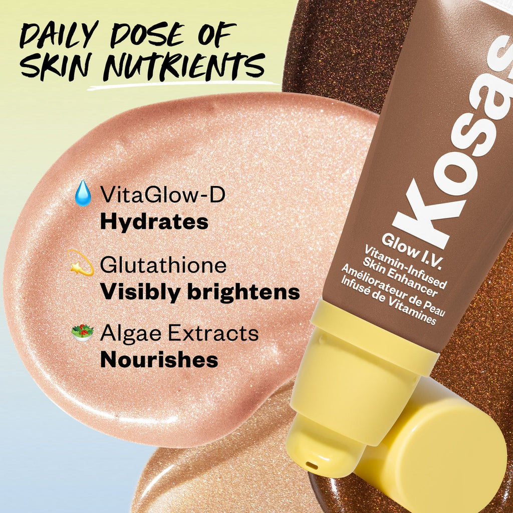 Glow I.V. Vitamin-Infused Skin Enhancer - Makeup - Kosas - V_PDP_06_Ingredients - The Detox Market | Always