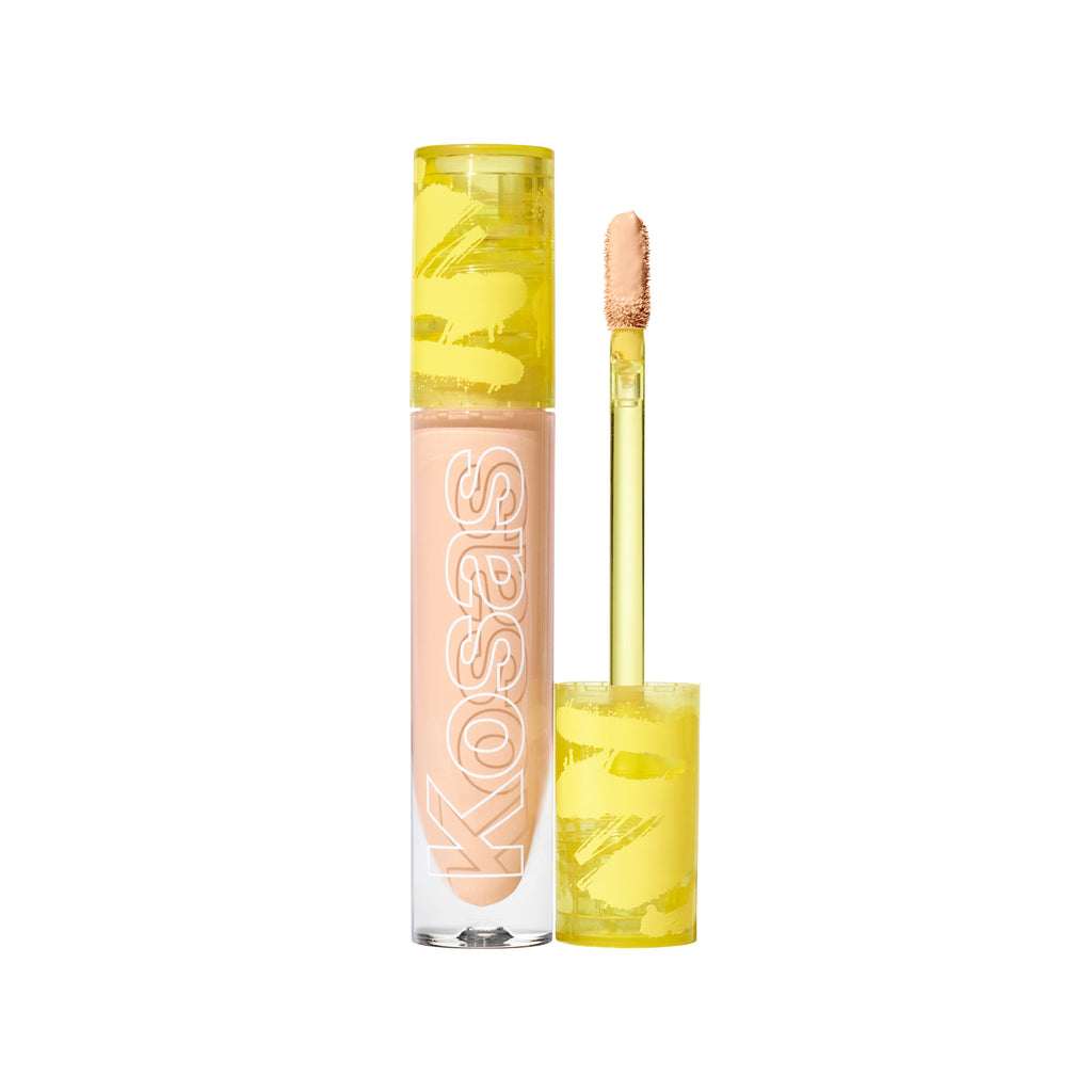 Revealer Super Creamy + Brightening Concealer and Daytime Eye Cream - Makeup - Kosas - 5_TransparentBG - The Detox Market | 4.5 - Light Medium with Subtle Pink Undertones