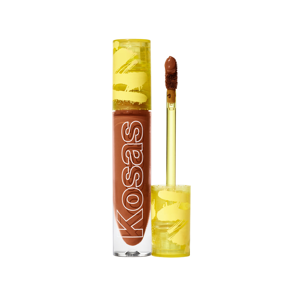 Kosas-Revealer Super Creamy + Brightening Concealer and Daytime Eye Cream-8.5 - Deep with Cool Orange-Red Undertones-