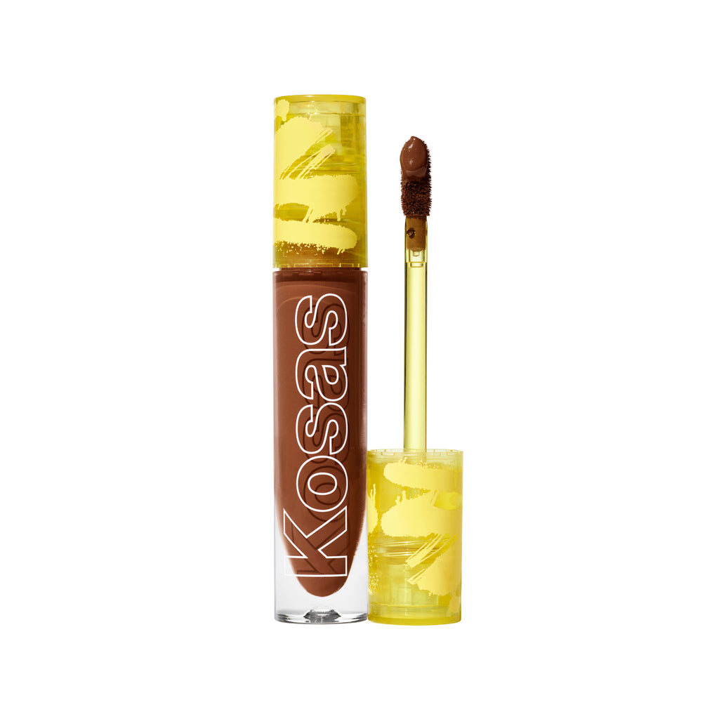 Kosas-Revealer Super Creamy + Brightening Concealer and Daytime Eye Cream-8.8 - Deep with Neutral Olive Undertones-