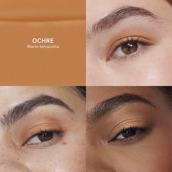 Liquid Powder Matte Eye Tint - Makeup - ILIA - Liquid_Powder_Matte_Comparision_Grid_OCHRE - The Detox Market | Ochre - Warm terracotta