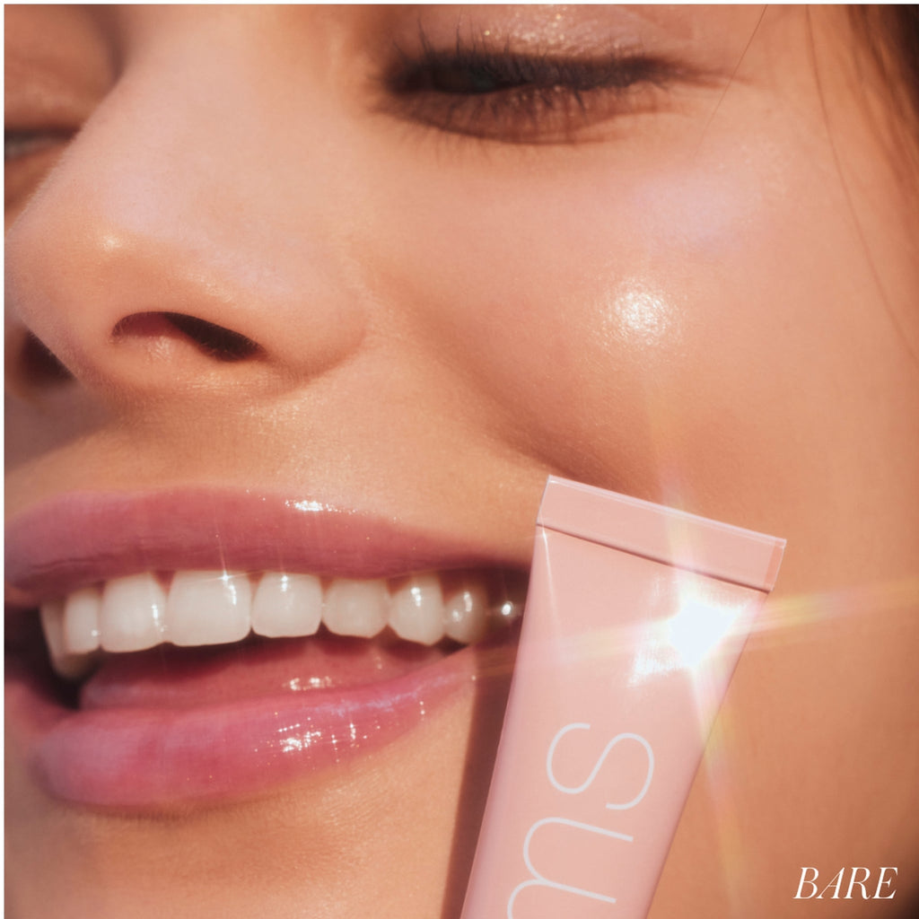 Liplights Cream Lip Gloss - Makeup - RMS Beauty - MODEL-2-12_png - The Detox Market | Bare - A subtle pink gloss that reacts to natural pH for the perfect personalized flush of color