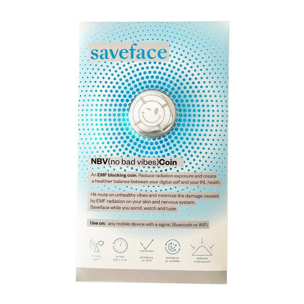 SaveFace-No Bad Vibes Coin-