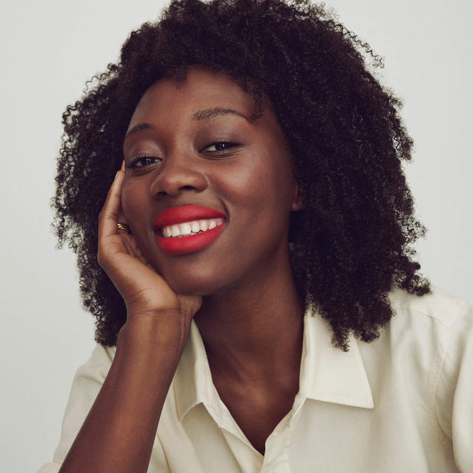 The Red Edit Lipstick - Makeup - Kjaer Weis - RedEdit-Model-Confidence-TDM - The Detox Market | Confidence