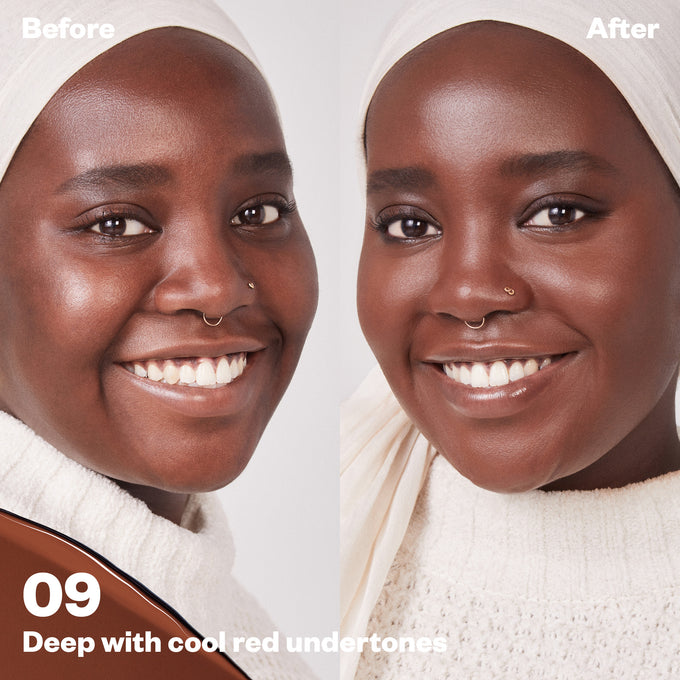 Revealer Super Creamy + Brightening Concealer and Daytime Eye Cream - Makeup - Kosas - RevealerConcealer_PDP_2023_BA_09 - The Detox Market | 09 - Deep with Cool Red Undertones