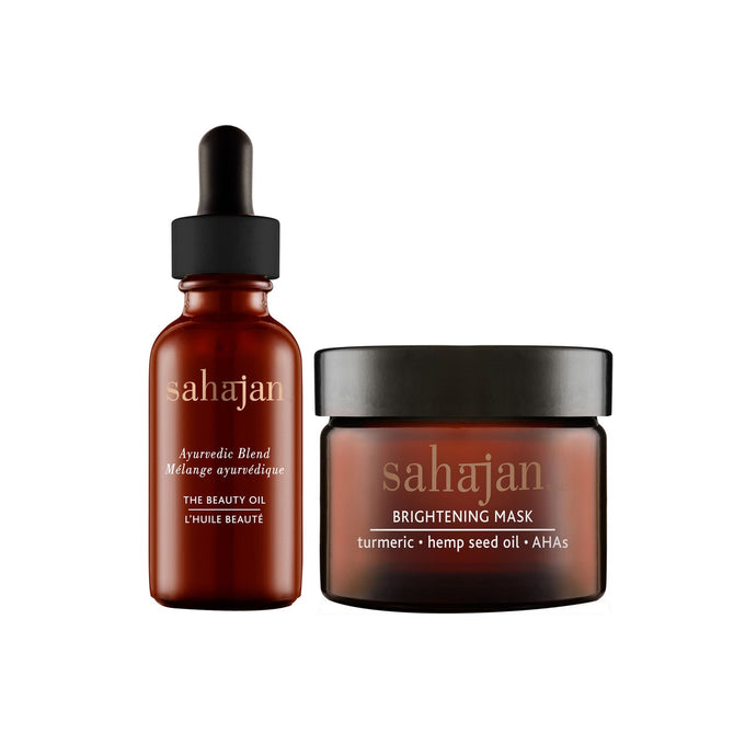 Sahajan-The Beauty Oil + Brightening Mask Duo-