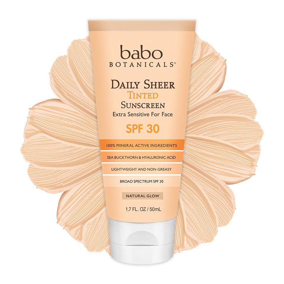 Babo Botanicals-Daily Sheer Tinted Facial Mineral Sunscreen SPF 30-Sun Care-Tinted_Assets_for_Babo_Website_0003_foundation-one_flower-GIF-The Detox Market | 