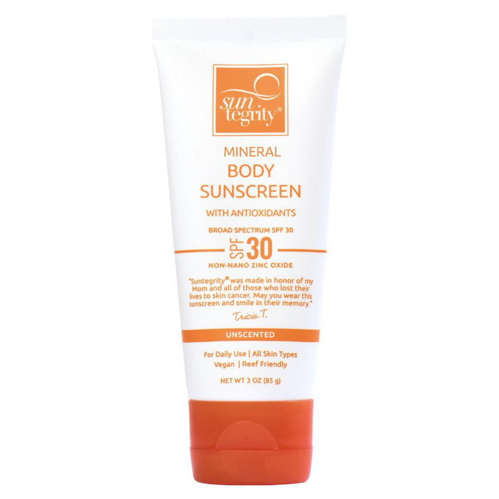 Suntegrity-Unscented Body Sunscreen SPF 30-Sun Care-Unsc3ozMain0822-The Detox Market | Unscented Body Sunscreen - 3 oz