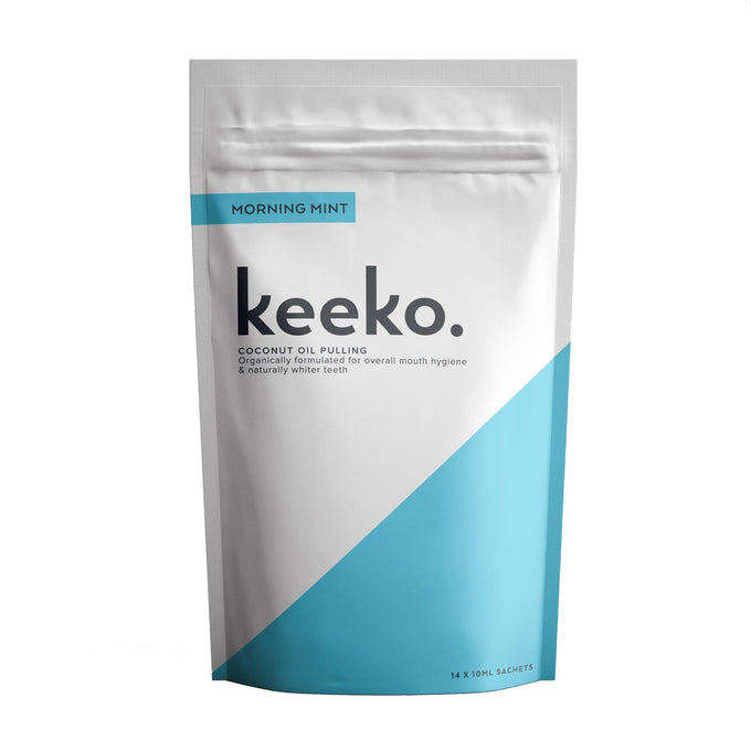 Keeko-Morning Mint Oil Pulling Sachets-