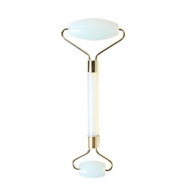 The Detox Market-Gemstone Facial Roller-Opalite-