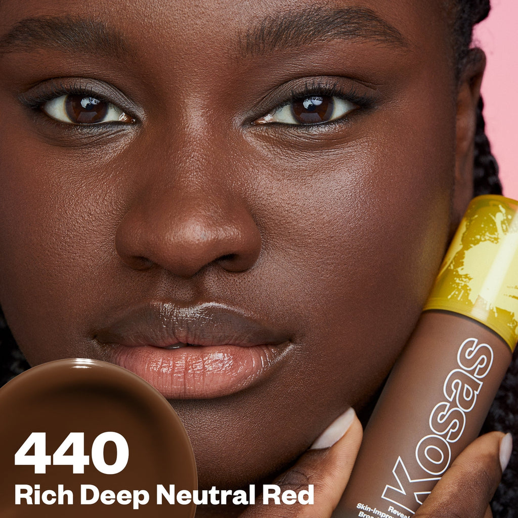 Revealer Skin Improving Foundation SPF 25 - Makeup - Kosas - s2512077-av-03 - The Detox Market | Rich Deep Neutral 440