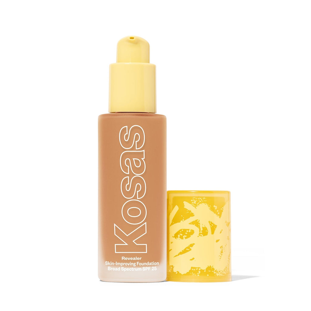 Revealer Skin Improving Foundation SPF 25 - Makeup - Kosas - s2512267-hero - The Detox Market | Medium Tan Warm 250